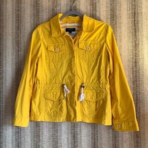 Talbots Petite Jacket Coat Size 8P Yellow Women’s Clothing Lightweight